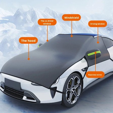 Oxford Bilovertræk til alle årstider med vinterbeskyttelse til vinduer, motorhjelm, forrude og karosseri mod frost