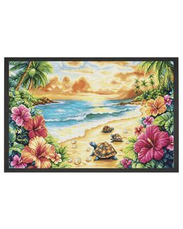 Stickpackung Bild Tropischer Sommer