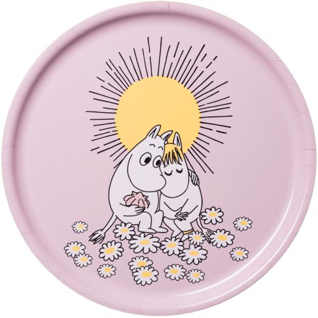 Moomin arabia Kjærester serveringsbrett 35 cm' - 'Lilla