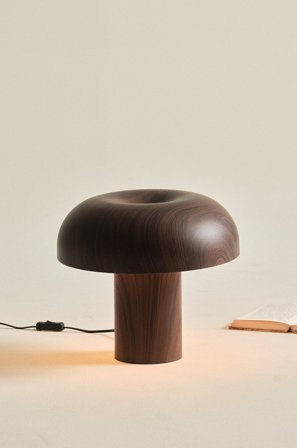 Jotex - RAGGE bordlampe Valnøttbrun - Kjøp Bordlamper hos Jotex