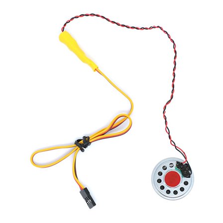 Ljudgrupp Liten Högtalare RC Bilmodell 3 Verkliga Ljud Uppgraderad Modifiera RC för Bilar Enkel och Bekväm att Installera och Ta Bort