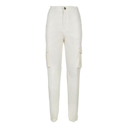Federica Tosi, Federica Tosi White Trousers Wit, Dames, Maat:W27