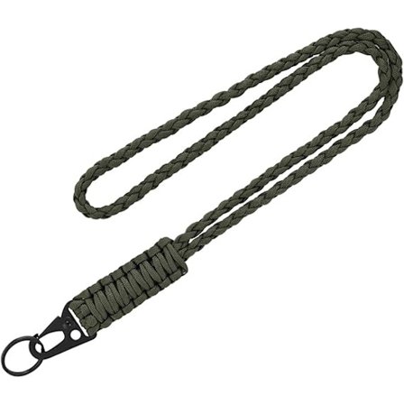 Paracord-ranneke, tukeva avaimenperän ranneke, punotut pillirannekkeet, ranneke kaulaan avaimille, henkilökorttikotelolle, puhelimelle