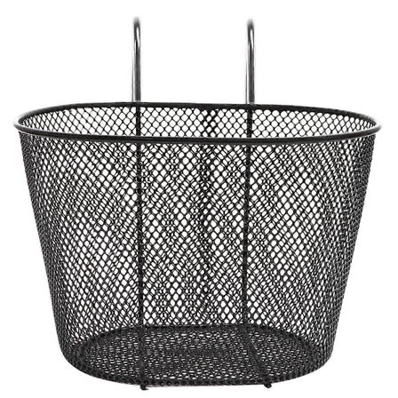 Krok Kurv Holdbar Jernkurv Aftagelig Hængende Cykelkurv Forreste Styr Cykelkurv til Mand Kvinde Børn Drenge Piger Tilfældig Stil)