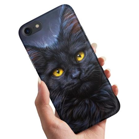 iPhone 6/6s - Deksel/Mobildeksel Svart Katt