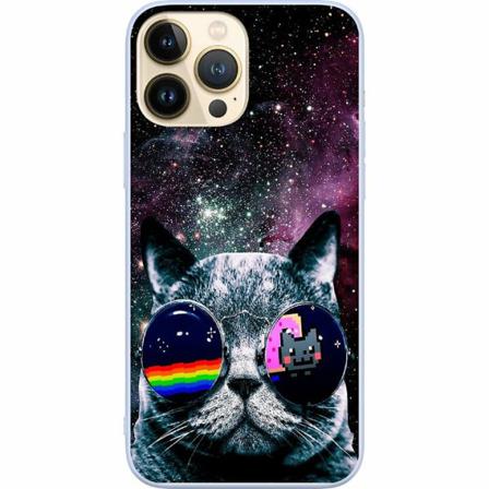 Apple Iphone 14 Pro Max Premium Skal Space Cat