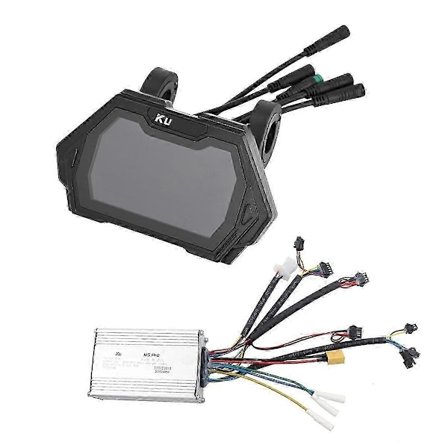 48V 25A Kontroller & LCD Display Dashboard Kompatibel med KuKirin M5 Pro/G2 Max/G3 Elektrisk Scooter 4PIN TMF13 Digital Meter-WELLNGS