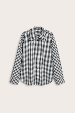 Kappahl | Ginghamrutig skjorta | Svart