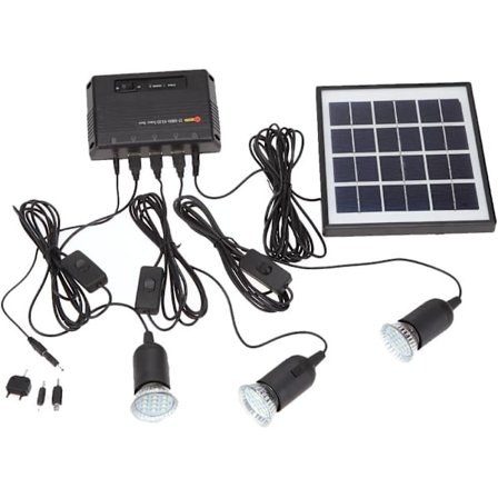 LED-lampa, Solcellslampa för Utomhus, Solcellsbelysningssystem