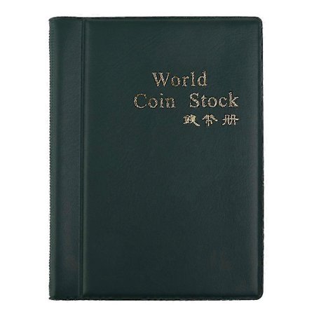 120-mønt Samler Album Holder (sort)