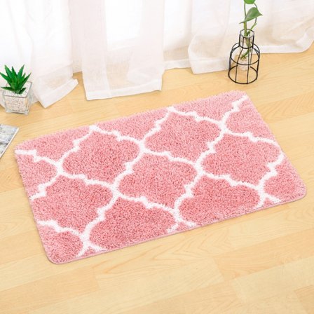 Skridsikker bademåtte Absorberende badeværelsesmåtte PINK A A