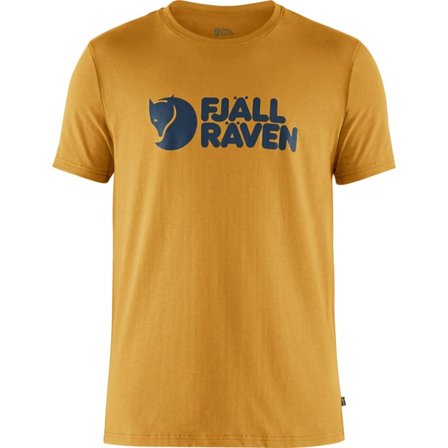 Fjällräven Logo T-Skjorte L - male - Ochre - T-Skjortes & tank Topps