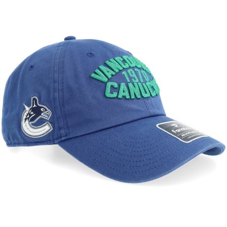 Fanatics - Azul unconstructed Gorra - Vancouver Canucks Archer Un Blue Cobalt Dad Cap @ Hatstore