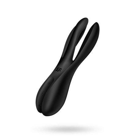 SATISFYER Threesome 2 - SVART - Vuxen.se - Vibrator
