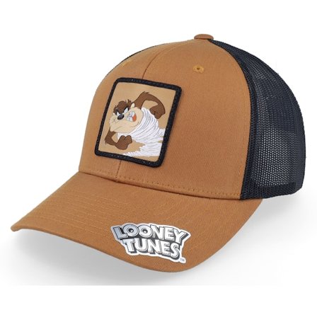 Looney Tunes - Brown trucker Czapka Z Daszkiem - Taz Caramel/Black Trucker @ Hatstore