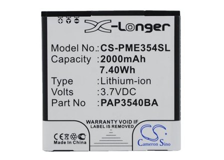 Batteri for SmartPhone, Mobil for Prestigio MultiPhone 3540 Duo