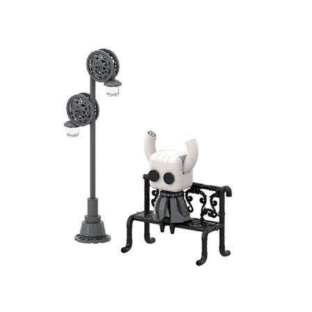 Hollow Knight Byggeklodser | Spil-Temabaseret Klodsmodel | DIY Samlerobjekt Konstruktionslegetøj