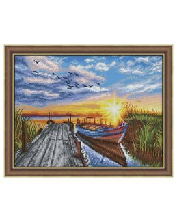 Diamond painting Sonnenuntergang