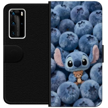 Yhteensopiva Lompakkokotelo Huawei P40 Pro Lady Gaga minimalistinen juliste kitaralla ja monokromisella suunnittelulla