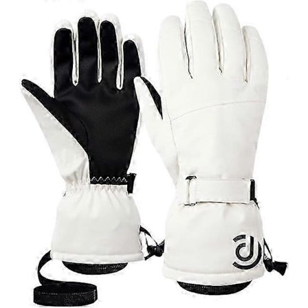 Ski Hansker for Menn og Kvinner, Vanntette Snøhansker, Vinterhansker, Unisex Touch Screen Ski Hansker for Kaldt Vær