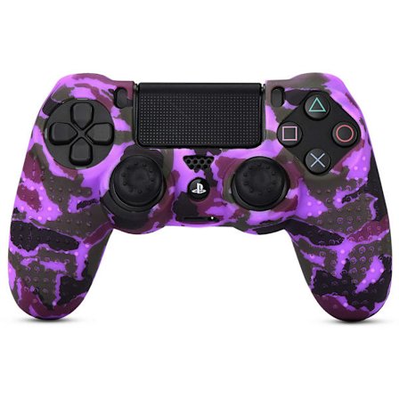 Ps4/slim /pro Camouflage Anti-slip Studded Silicone Case Cover Skin With 2xthumb Grip Cap For Dualshock 4 Controller A