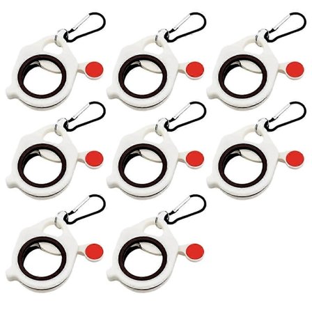 Zip Tie Organizer Kabelbinder Organizer Holder Gløder i Mørket Stærk Effektiv Løsning 8 stk.