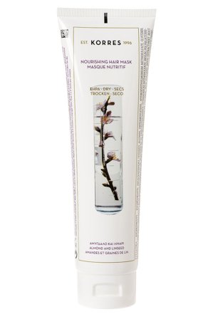 Korres Almond Oil + Linseed Hair Mask For Dry / Damaged Hair 125 ml, Hår, Shampoo & Hårpleje, Hårkur