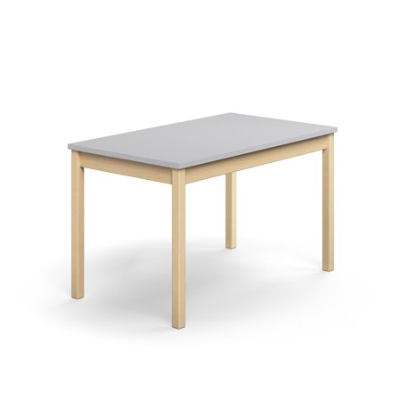 Tisch DECIBEL, 1200x700x720 mm, schalldämmendes Hochdrucklaminat, grau