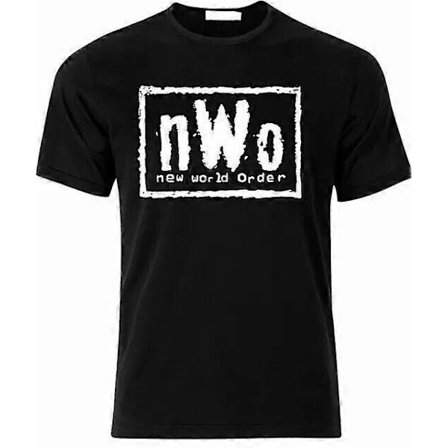 New World Order T-skjorte nWo Logo WCW Profesjonell Wrestling T-skjorte TXU32