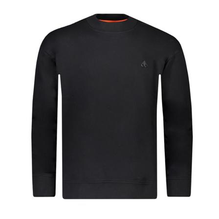 Moose Knuckles, Sweater Zwart Zwart, Heren, Maat:S,Katoen