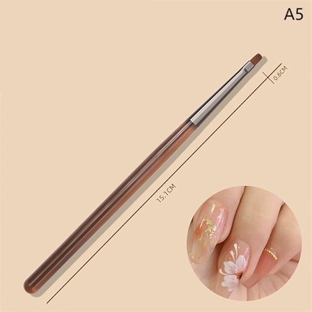 Nail Art Brush Tegneverktøy Blonde-Brush Manikyr Gel Polish UV