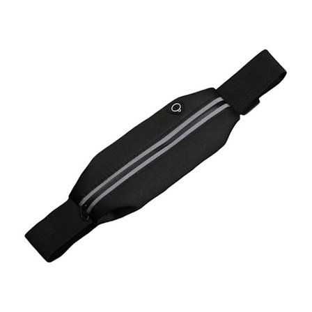 Justerbar Sports Telefonveske Vanntett Belteveske Nattløping Reflekterende Midjeveske for Løping Sport Reise Fotturer lyseblå