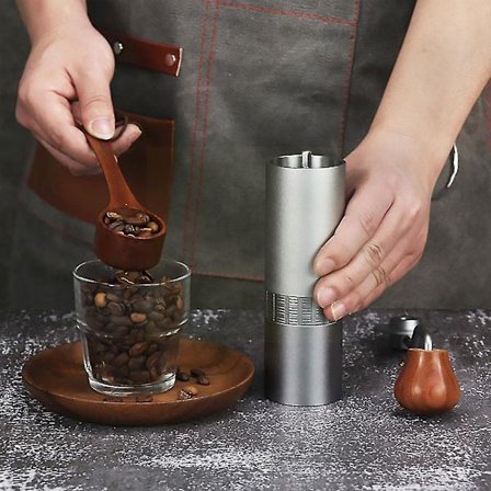 Hestekastanje Aluminiums Hånddrevet Kvern Stål Burr Kjøkken