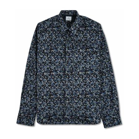 PS By Paul Smith Pattern Tailored Shirt Blå, Herre Skjorter