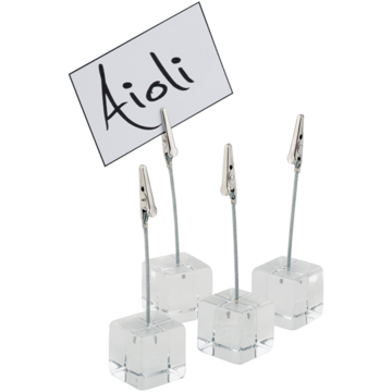 APS Bordskilt akryl 3x3x12cm