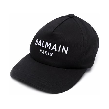 Balmain Caps Sort, Herre Huer Kasketter og Hatte, Størrelse: ONE Size