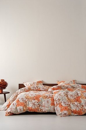 Jotex - Bold Poszewka Na Kołdrę Orange/multi - FIORI - Kup Pościele firmy Jotex