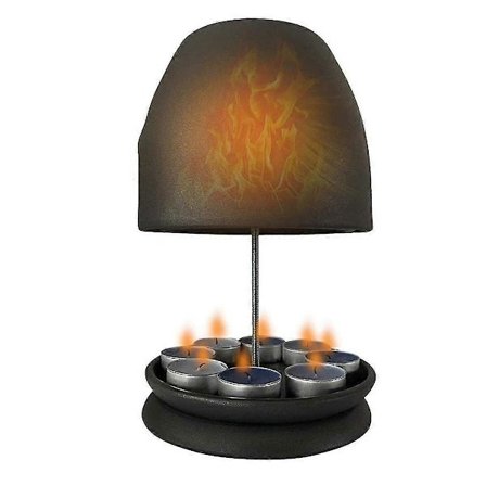 Dobbelvegget te-lys ovn, keramisk radiator, innendørs te-lys varmer uten strøm, alternativ