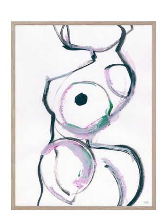 If Walls Could Talk | Shaping Curves | 50X70CM