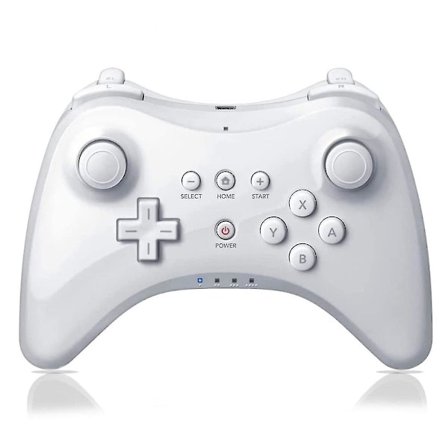 Pro Controller för Wii U, Ead Trådlös Handkontroll Gamepad för Nintendo Wii U Dubbel Analog Spel Fjärrkontroll Joystick