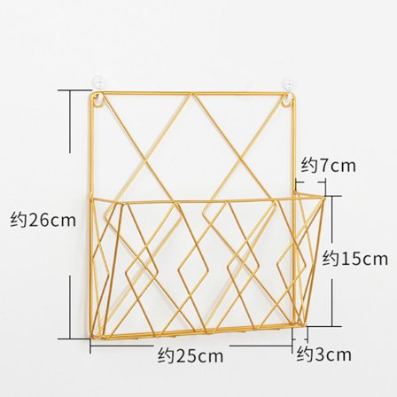 Järnhängande vägghylla kan sätta tidningstjänsteman Little Items Of Life för hemmets sovrum