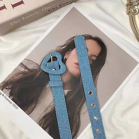 Kawaii Princess Jeans Nytt Sötnosspänne Justerbart Dame Multicolor Dekorasjon Søtt Hjerte Belte Punk Koreansk Sommer Y2k Belte