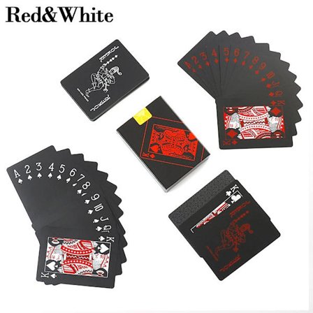 Spelkort Svart RÖD&VIT RÖD&VIT