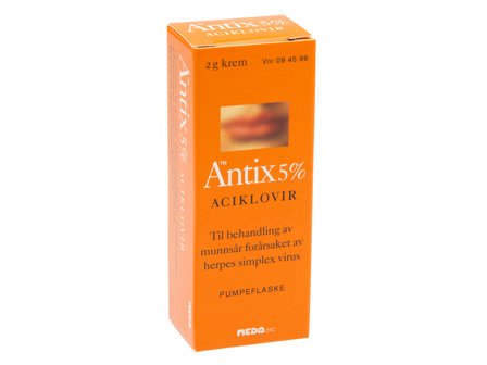 Antix Krem 5% pumpeflaske, 2 g