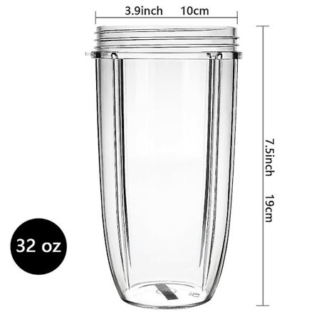 Hjem Nutribullet 900w Blender Cup Mug Flip Top Lid Reservedeler