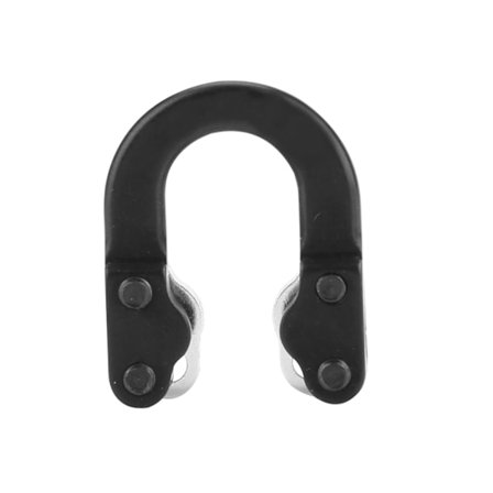 Metall Ultimate Jakt Loop D Ring Spenne Bueskyting Pil Skyting Deler Svart