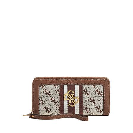 Guess Wallets & Cardholders Brun, Dame Punge og Kortholder, Størrelse: ONE Size