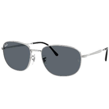 Ray-Ban RB3754 Polished Silver Blue