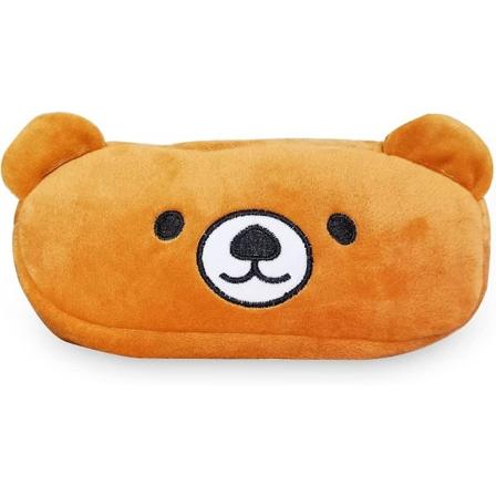 Søt blyantveske pennpung jenter plysj kosmetikkveske stasjonær arrangør tegneserie