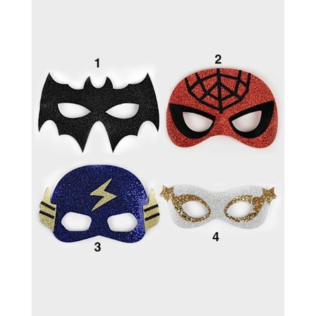 Leksaker Utklädning Mask Glitter Superhero Batman spiderman mm V